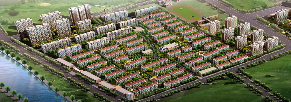 南店濱水新村鳥(niǎo)瞰圖
